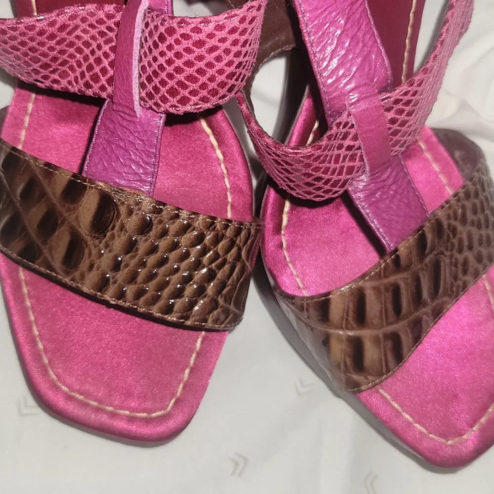 Nicole Miller Python shoes - Picture 2 of 14